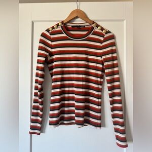 Veronica Beard Stripe Long Sleeve